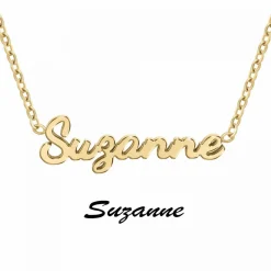 Athème Collier Femme - B2689-DORE-SUZANNE Acier Doré | Femme Collier Et Pendentif