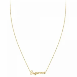 Athème Collier Femme - B2689-DORE-SUZANNE Acier Doré | Femme Collier Et Pendentif