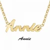 Athème Collier Femme - B2689-DORE-ANNIE Acier Doré | Femme Collier Et Pendentif