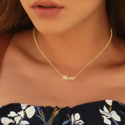 Athème Collier Femme - B2689-DORE-MARIE Acier Doré | Femme Collier Et Pendentif