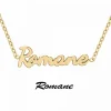 Athème Collier Femme - B2689-DORE-ROMANE Acier Doré | Femme Collier Et Pendentif