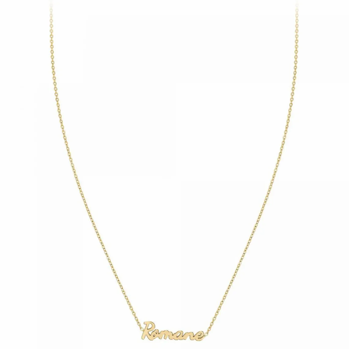 Athème Collier Femme - B2689-DORE-ROMANE Acier Doré | Femme Collier Et Pendentif