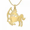 Athème Collier Femme - B2427-SAGITTAIRE Acier Doré | Femme Collier Et Pendentif