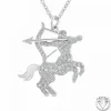 Athème Collier Femme - B2425-SAGITTAIRE Métal Argent | Femme Collier Et Pendentif