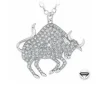 Athème Collier Femme - B2425-TAUREAU Métal Argent | Femme Collier Et Pendentif