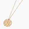 Balaboosté Collier Femme Astrologique Capricorne - 3502456531482 Métal Doré | Femme Collier Et Pendentif