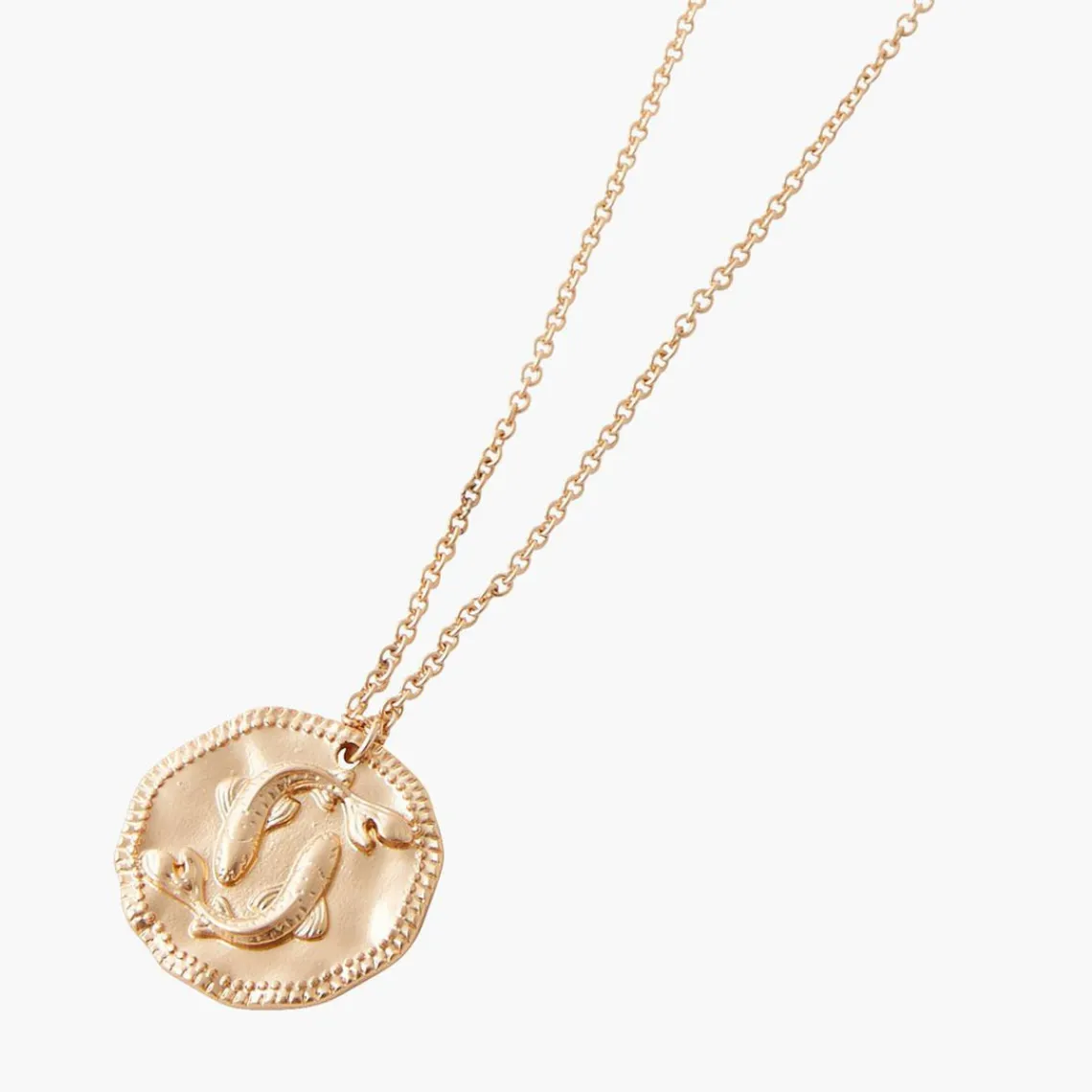 Balaboosté Collier Femme Astrologique Poissons - 3502456531536 Métal Doré | Femme Collier Et Pendentif