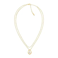 Calvin Klein Bijoux Collier Femme Calvin Klein Edgy Pearls - 35000559 Acier Doré | Femme Collier Et Pendentif