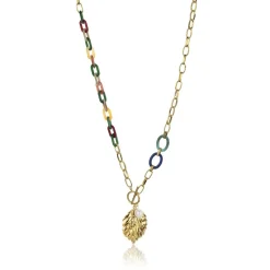 Emily Westwood Bijoux Collier femme Emily Westwood EWN23068G - Acier et acrylique Multicolore | Femme Collier Et Pendentif