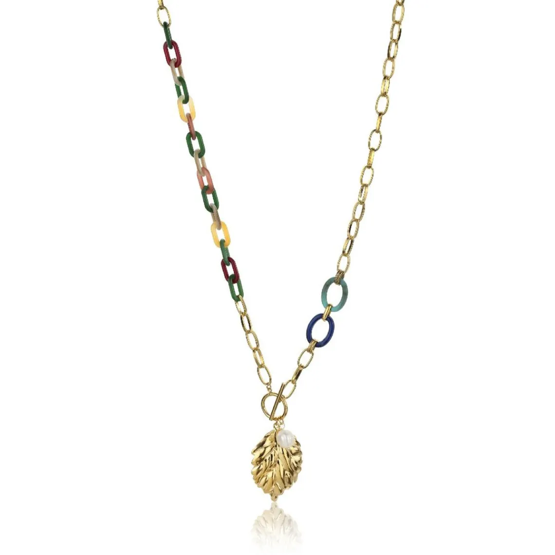 Emily Westwood Bijoux Collier femme Emily Westwood EWN23068G - Acier et acrylique Multicolore | Femme Collier Et Pendentif