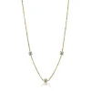 Emily Westwood Bijoux Collier femme Emily Westwood EWN23083G - Acier Doré et Blanc | Femme Collier Et Pendentif