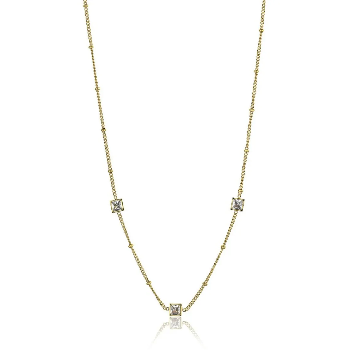 Emily Westwood Bijoux Collier femme Emily Westwood EWN23083G - Acier Doré et Blanc | Femme Collier Et Pendentif