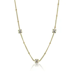 Emily Westwood Bijoux Collier femme Emily Westwood EWN23083G - Acier Doré et Blanc | Femme Collier Et Pendentif
