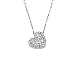 Fossil Bijoux Collier Femme - JF04674040 - Acier Argent | Femme Collier Et Pendentif