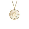 Fossil Bijoux Collier Femme Signes du Zodiaque Lion - JF04842710 Acier inoxydable | Femme Collier Et Pendentif