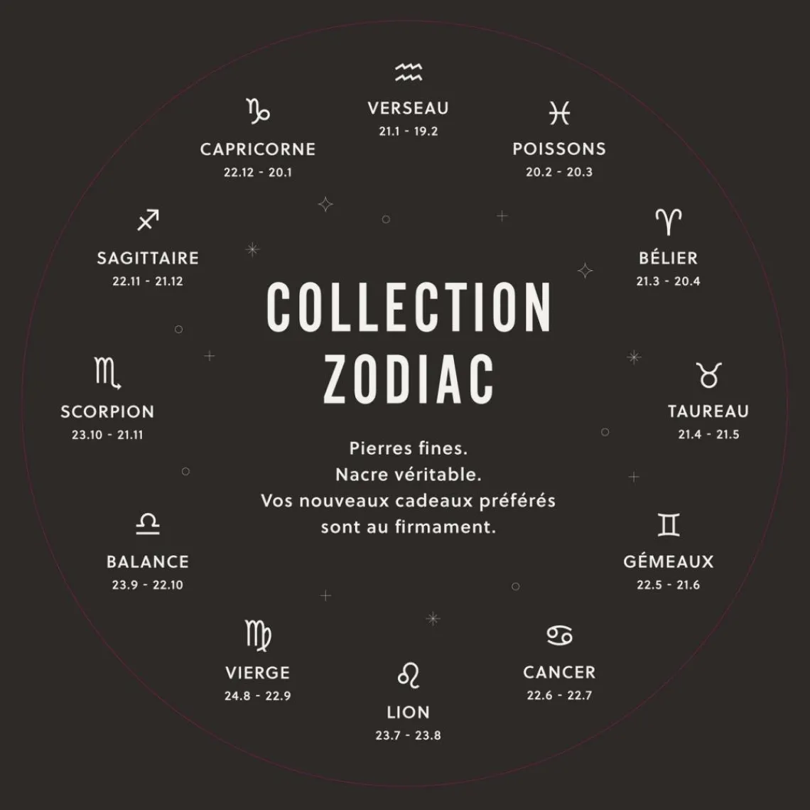 Fossil Bijoux Collier Femme Signes du Zodiaque Lion - JF04842710 Acier inoxydable | Femme Collier Et Pendentif