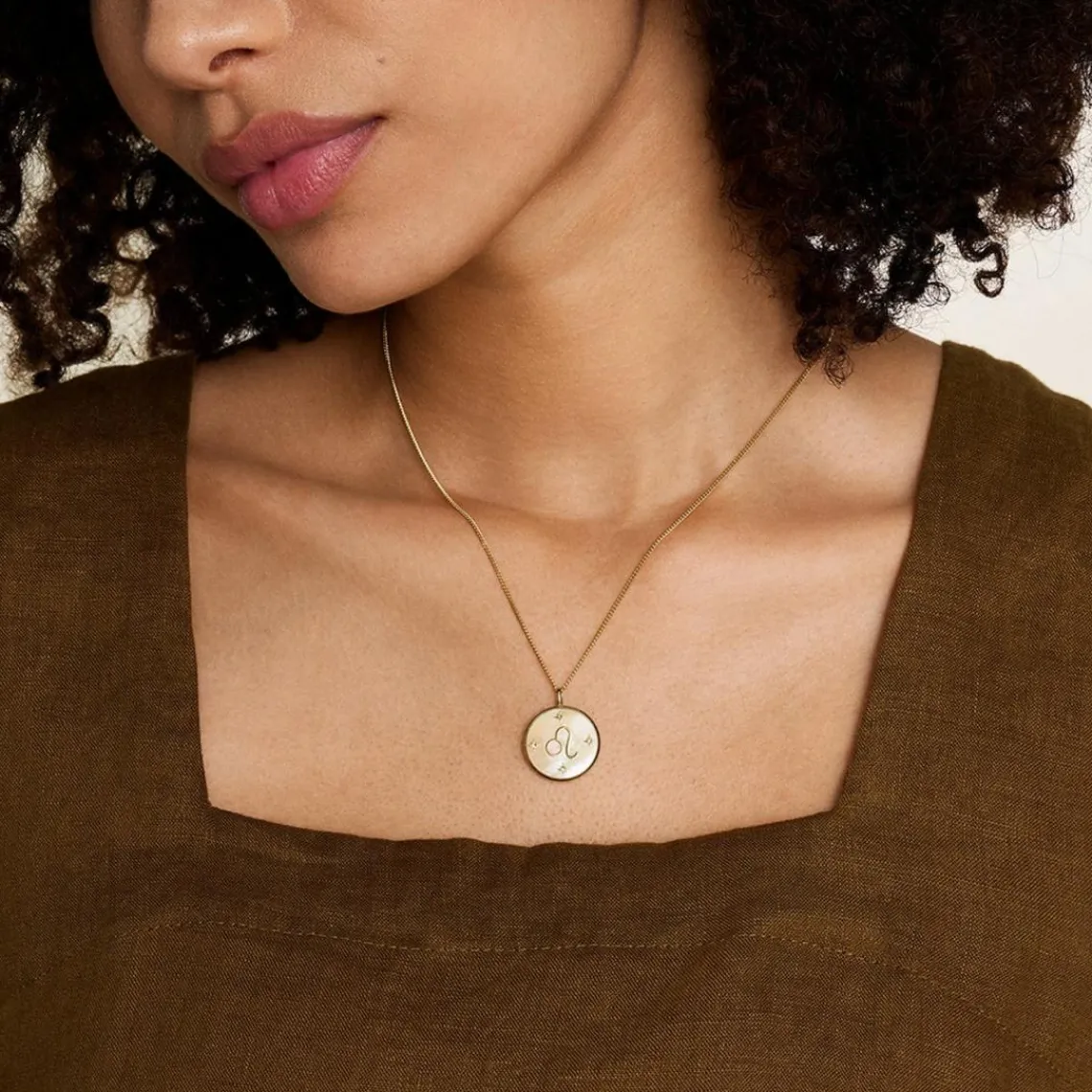 Fossil Bijoux Collier Femme Signes du Zodiaque Lion - JF04842710 Acier inoxydable | Femme Collier Et Pendentif
