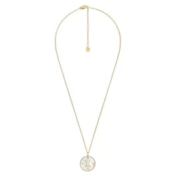 Fossil Bijoux Collier Femme Signes du Zodiaque Gémeaux - JF04840710 Acier inoxydable | Femme Collier Et Pendentif