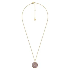Fossil Bijoux Collier Femme Signes du Zodiaque Sagittaire - JF04846710 Acier inoxydable | Femme Collier Et Pendentif