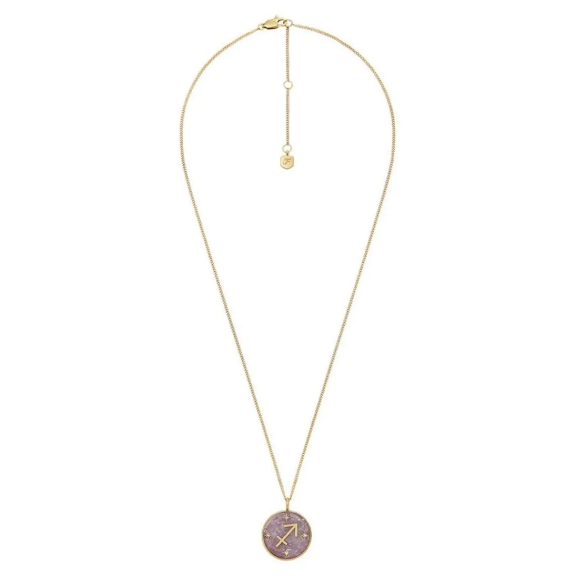 Fossil Bijoux Collier Femme Signes du Zodiaque Sagittaire - JF04846710 Acier inoxydable | Femme Collier Et Pendentif