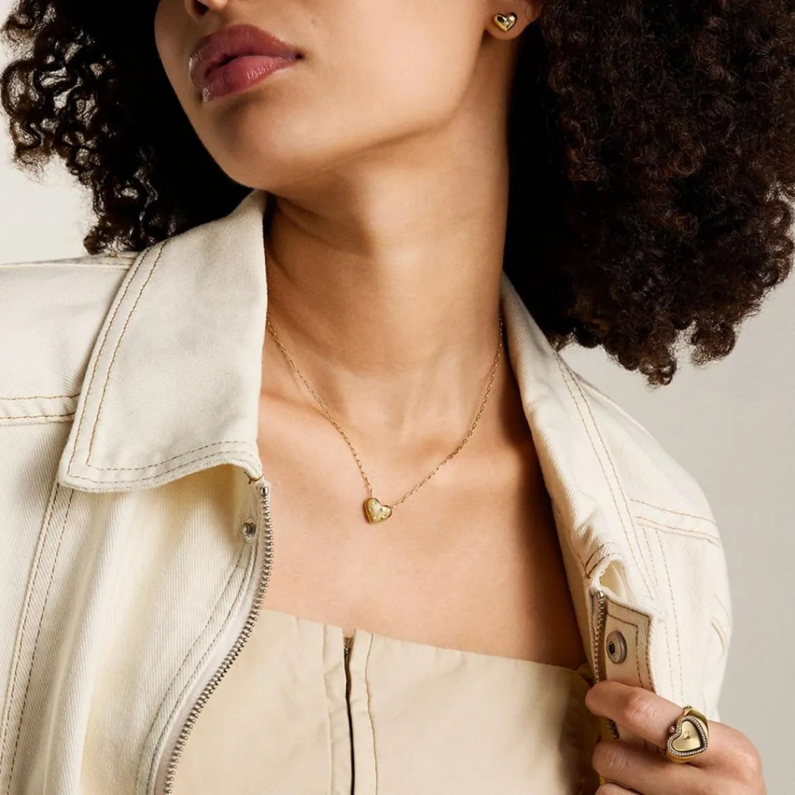 Fossil Bijoux Collier Femme Love Sadie - JF04856710 Acier inoxydable | Femme Collier Et Pendentif
