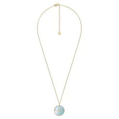Fossil Bijoux Collier Femme Signes du Zodiaque Poissons - JF04848710 Acier inoxydable | Femme Collier Et Pendentif