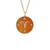 Fossil Bijoux Collier Femme Signes du Zodiaque Bélier - JF04838710 Acier inoxydable | Femme Collier Et Pendentif