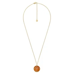 Fossil Bijoux Collier Femme Signes du Zodiaque Bélier - JF04838710 Acier inoxydable | Femme Collier Et Pendentif