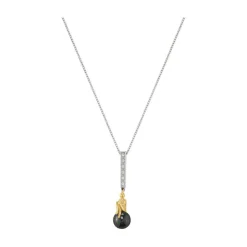 Jourdan Collier Femme AJF170001N - LUNA - Argent Argent | Femme Collier Et Pendentif