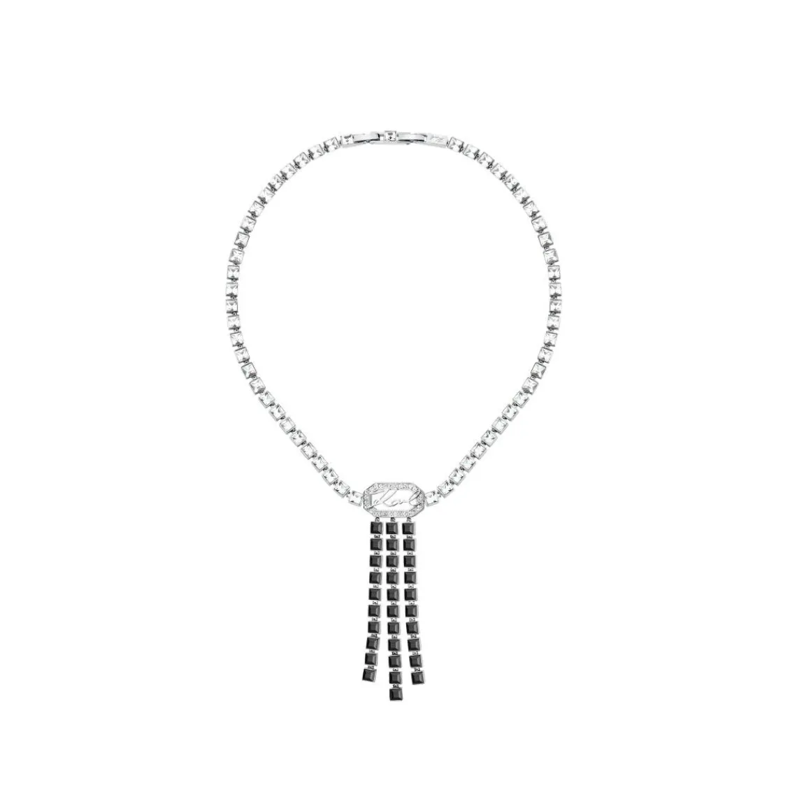 Karl Lagerfeld Collier Femme Stone - KLAYC02 Acier Argent | Femme Collier Et Pendentif