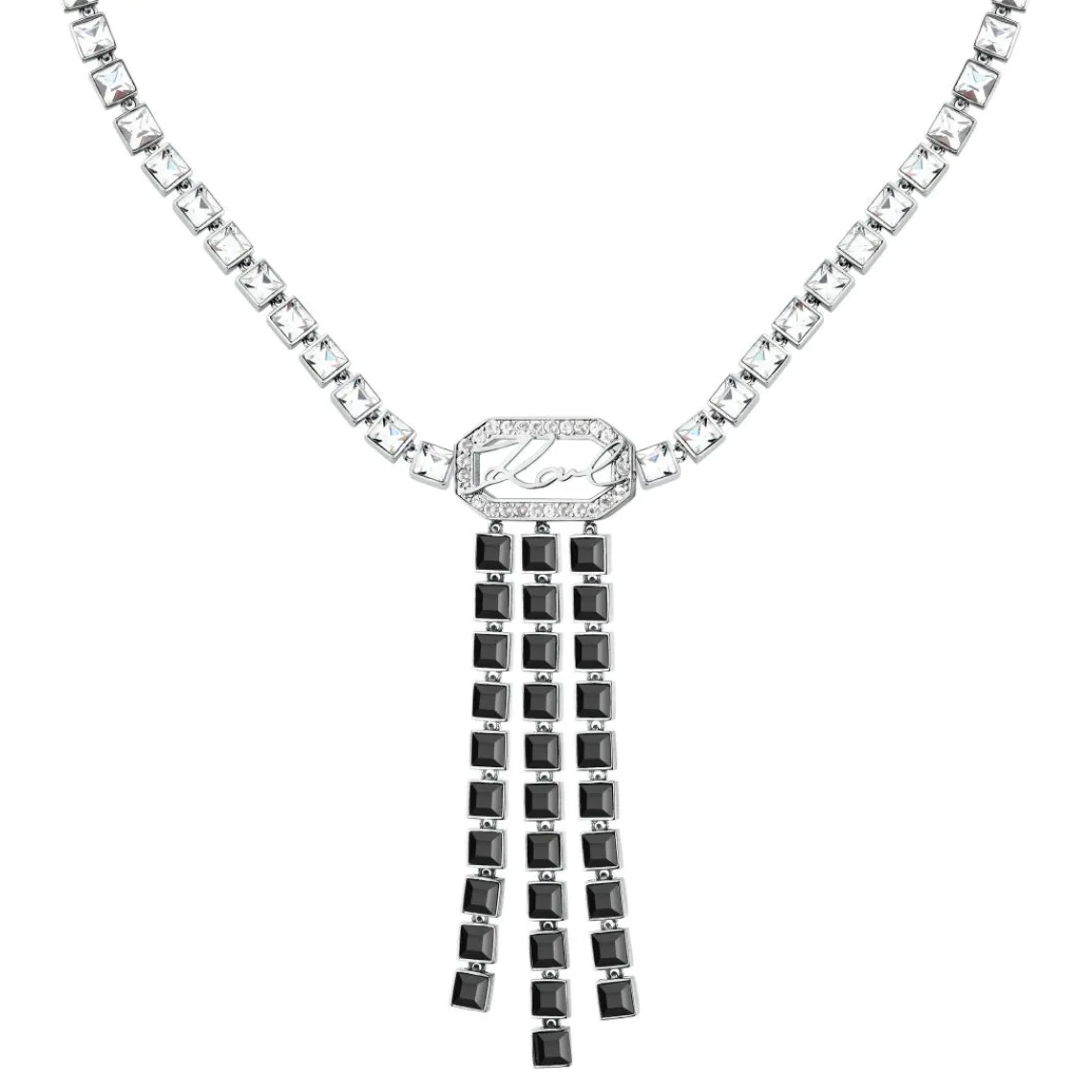 Karl Lagerfeld Collier Femme Stone - KLAYC02 Acier Argent | Femme Collier Et Pendentif