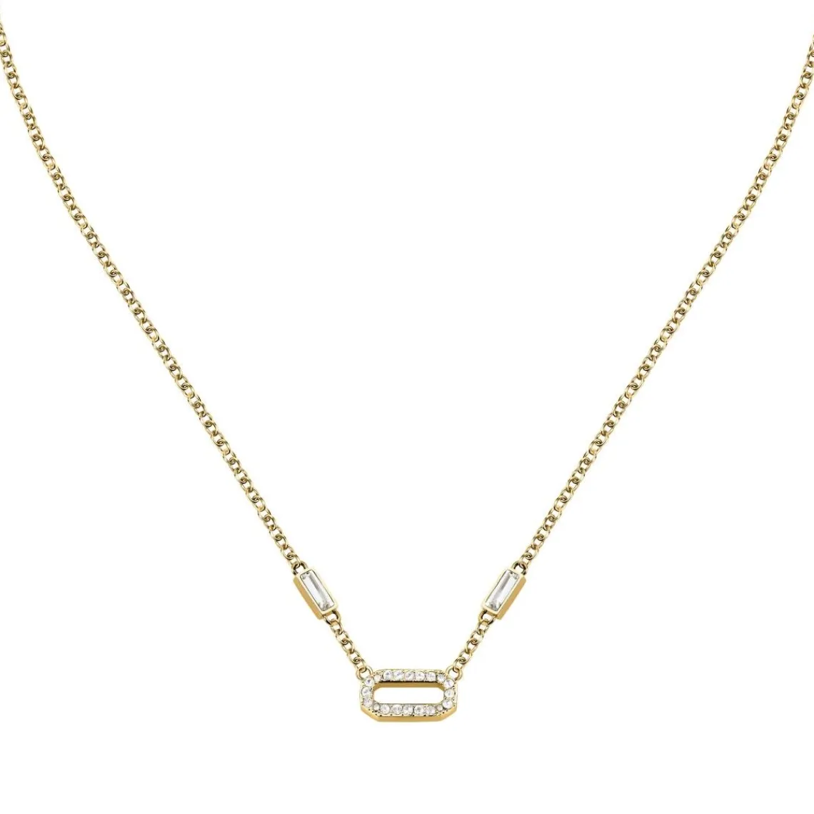 Karl Lagerfeld Collier Femme Stone - KLAYC10 Acier Doré | Femme Collier Et Pendentif