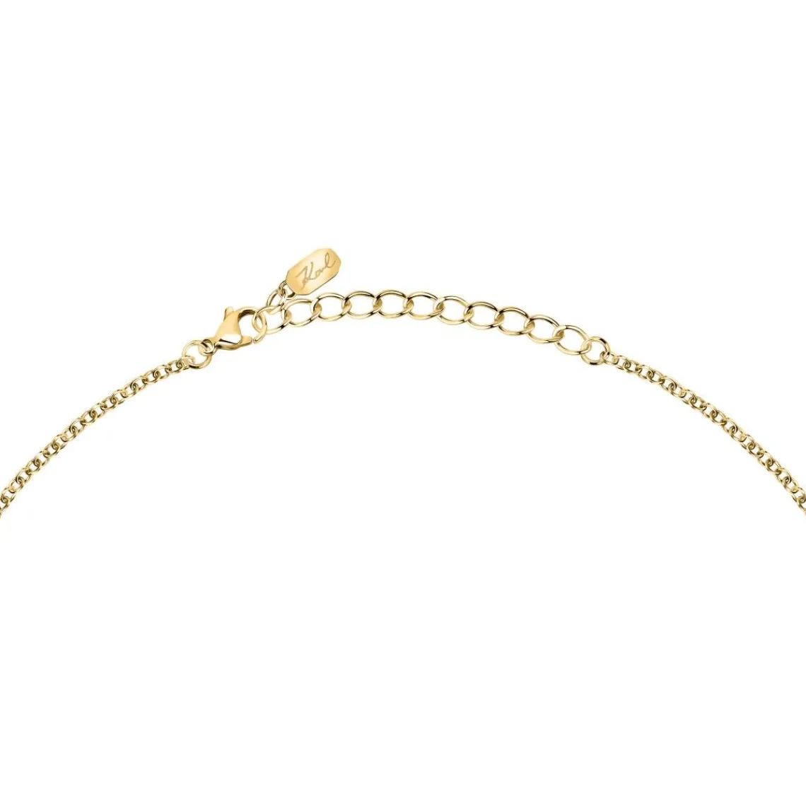 Karl Lagerfeld Collier Femme Stone - KLAYC10 Acier Doré | Femme Collier Et Pendentif