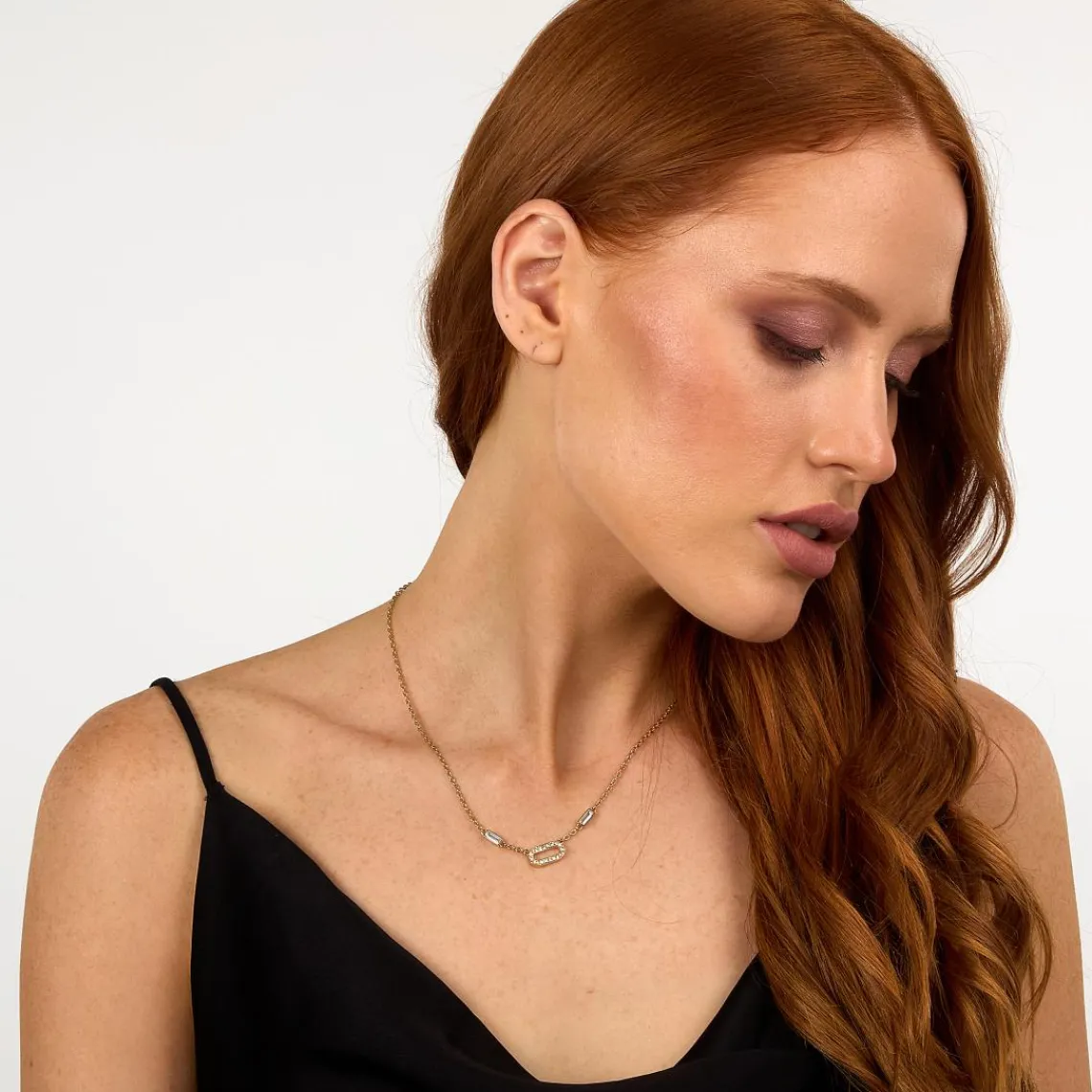 Karl Lagerfeld Collier Femme Stone - KLAYC10 Acier Doré | Femme Collier Et Pendentif
