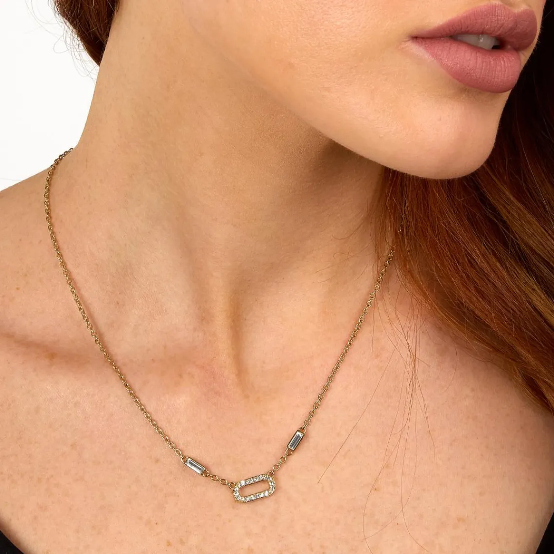 Karl Lagerfeld Collier Femme Stone - KLAYC10 Acier Doré | Femme Collier Et Pendentif