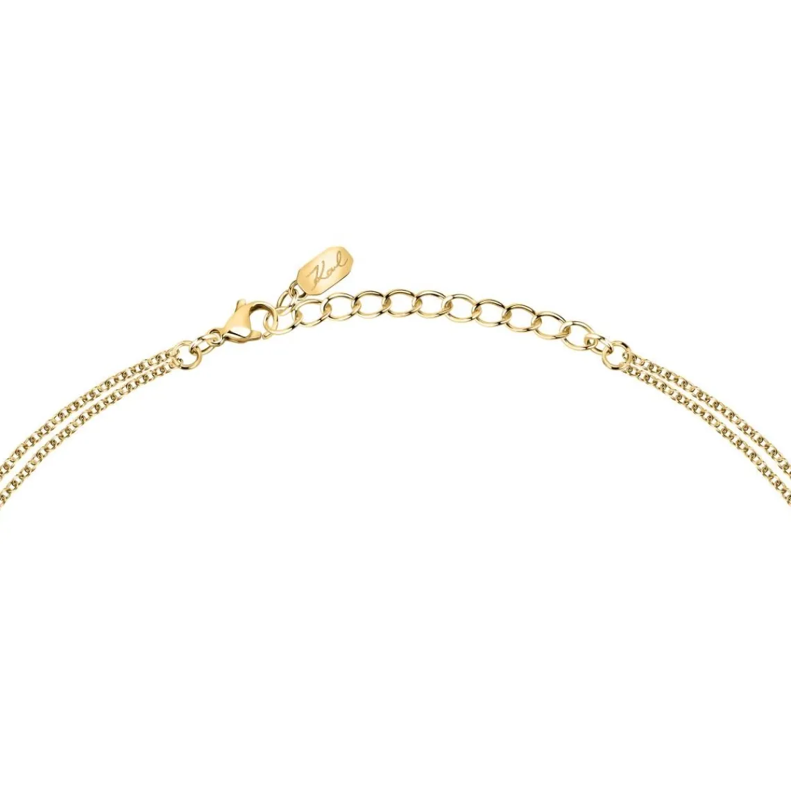 Karl Lagerfeld Collier Femme Stone - KLAYC12 Acier Doré | Femme Collier Et Pendentif