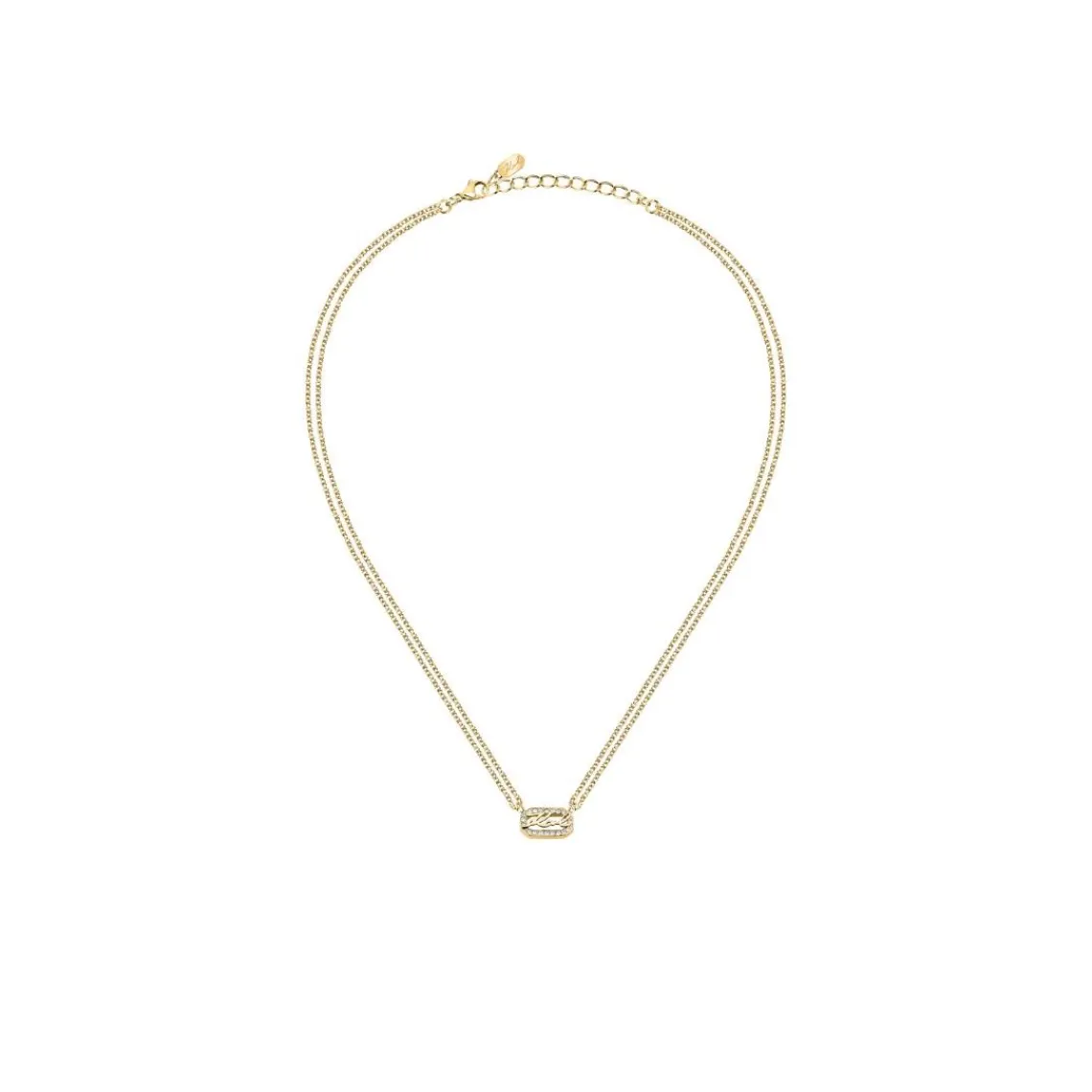 Karl Lagerfeld Collier Femme Stone - KLAYC12 Acier Doré | Femme Collier Et Pendentif