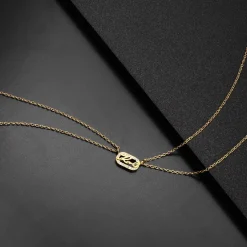 Karl Lagerfeld Collier Femme Stone - KLAYC12 Acier Doré | Femme Collier Et Pendentif