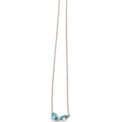 Kosma Paris Collier Femme Kira - argenté Blanc | Femme Collier Et Pendentif