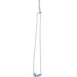 Kosma Paris Collier Femme Kira - argenté Blanc | Femme Collier Et Pendentif