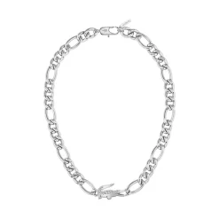 Lacoste Collier Femme Crocodile - 2040371 Acier Argent | Femme Collier Et Pendentif