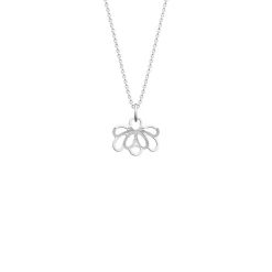 Les Georgettes Collier Femme 70442431600050 Argent Agate Flora 16 Mm | Femme Collier Et Pendentif