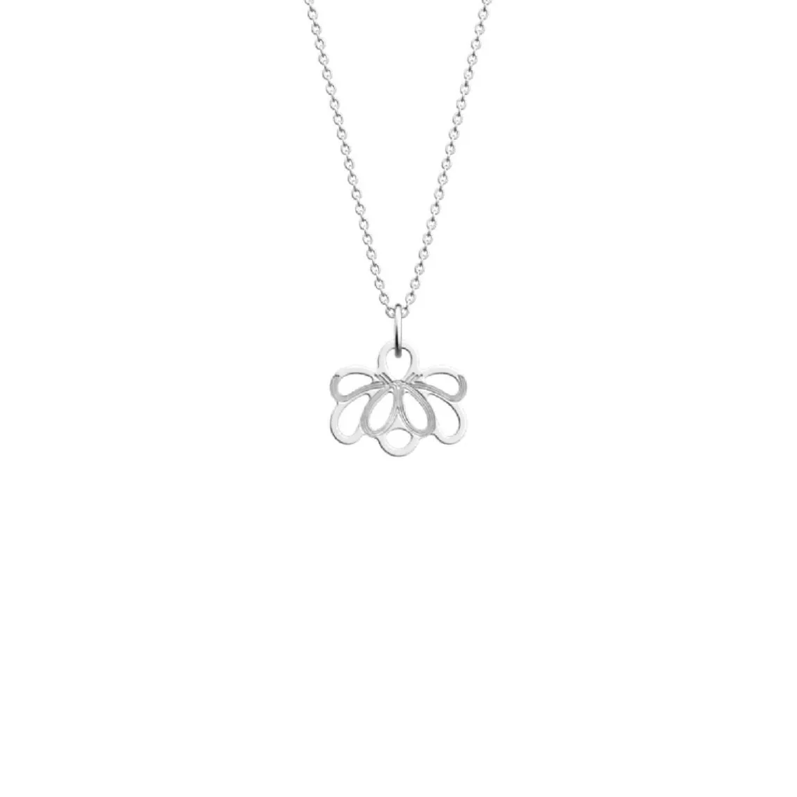 Les Georgettes Collier Femme 70442431600050 Argent Agate Flora 16 Mm | Femme Collier Et Pendentif