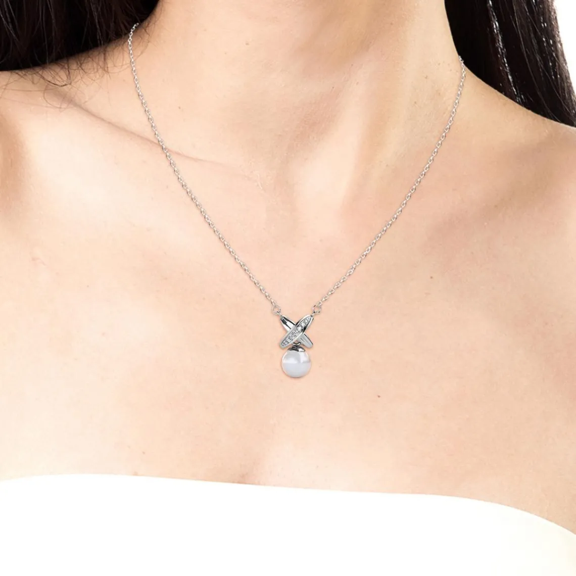 MYC-Paris Collier Femme - DP0513-S Laiton Argent | Femme Collier Et Pendentif