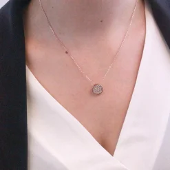MYC-Paris Collier Femme - DP0351-RG Laiton Doré rose | Femme Collier Et Pendentif