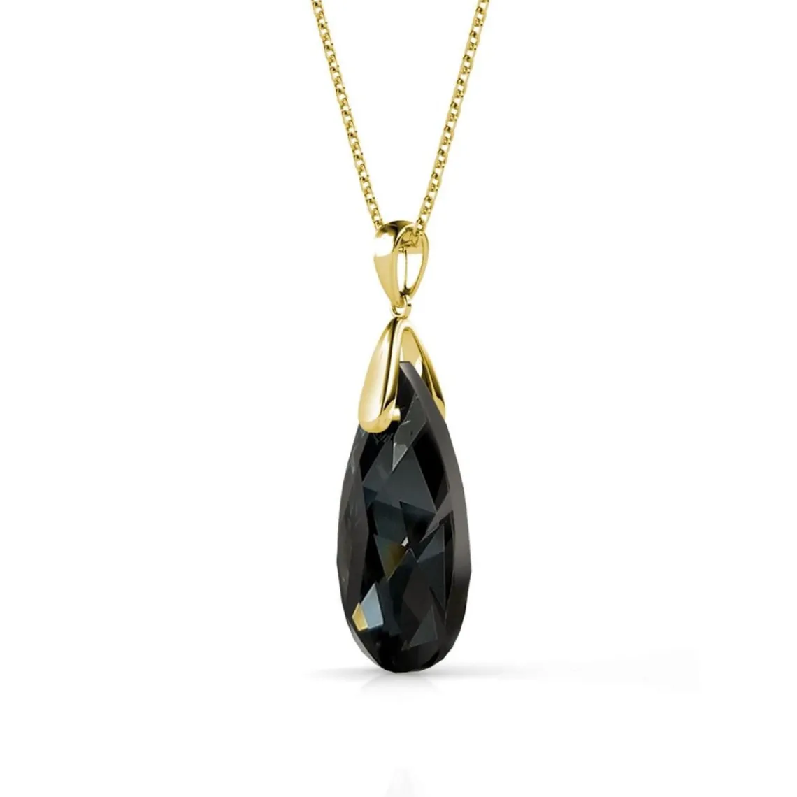 MYC-Paris Collier Femme - DP0485-G-BK Laiton Doré | Femme Collier Et Pendentif