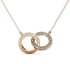 MYC-Paris Collier Femme - DP0138-RG Laiton Doré rose | Femme Collier Et Pendentif