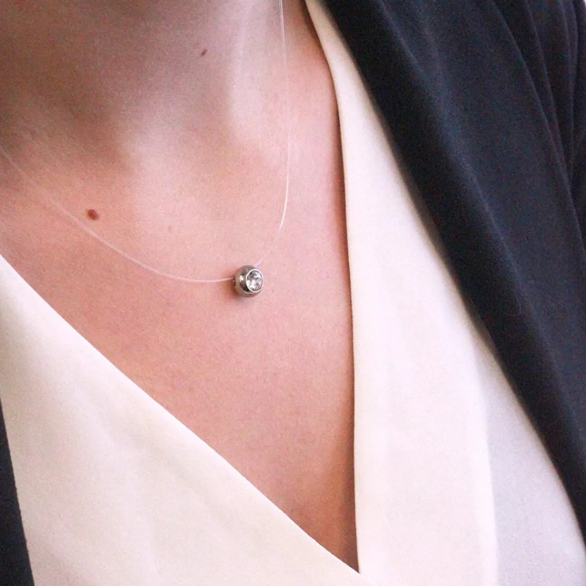 MYC-Paris Collier Femme - DP0271-S-C Laiton Argent | Femme Collier Et Pendentif