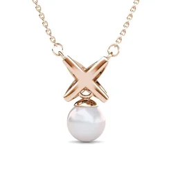 MYC-Paris Collier Femme - DP0513-RG Laiton Doré rose | Femme Collier Et Pendentif