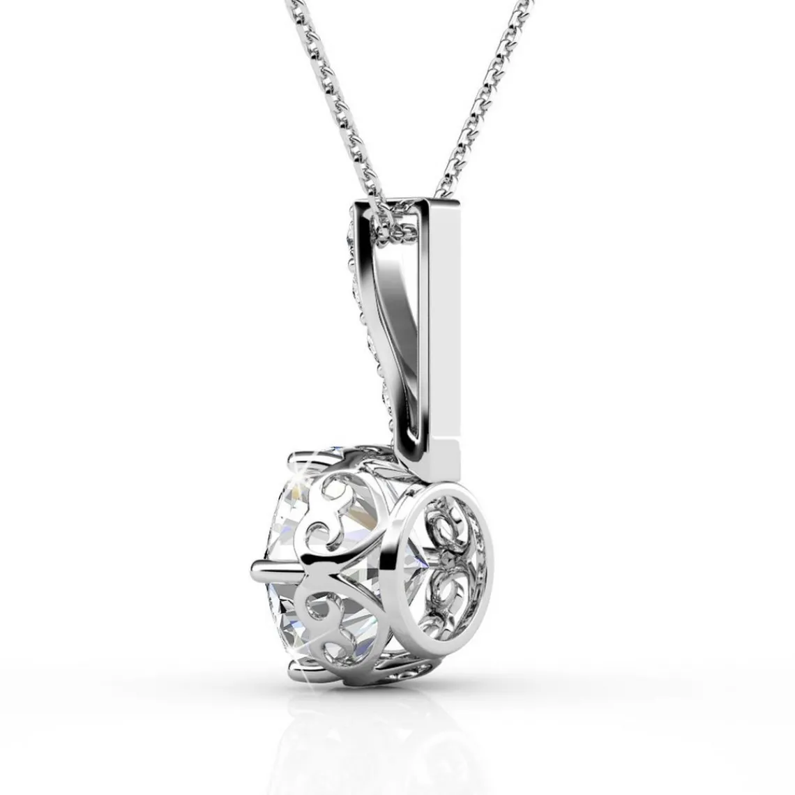 MYC-Paris Collier Femme - DP0413-S Laiton Argent | Femme Collier Et Pendentif